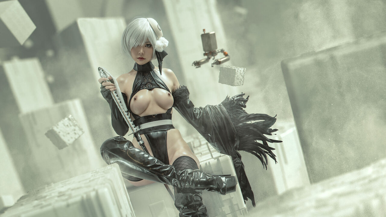极品CosPlay爆机少女【喵小吉】《週末に一人》人形兵器